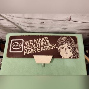 Vintage Advertisement Ad Shelf Topper Goody Hair Ad